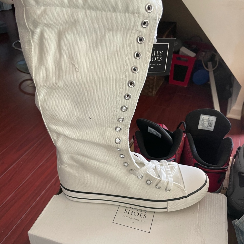 High top sneakers